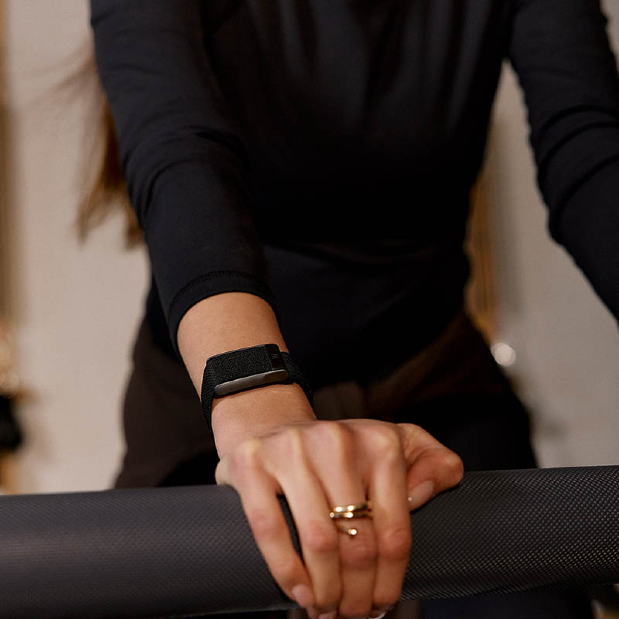 Ремешок WHOOP SuperKnit – Compatible with WHOOP 5.0/MG, One, Peak, Life (Obsidian)